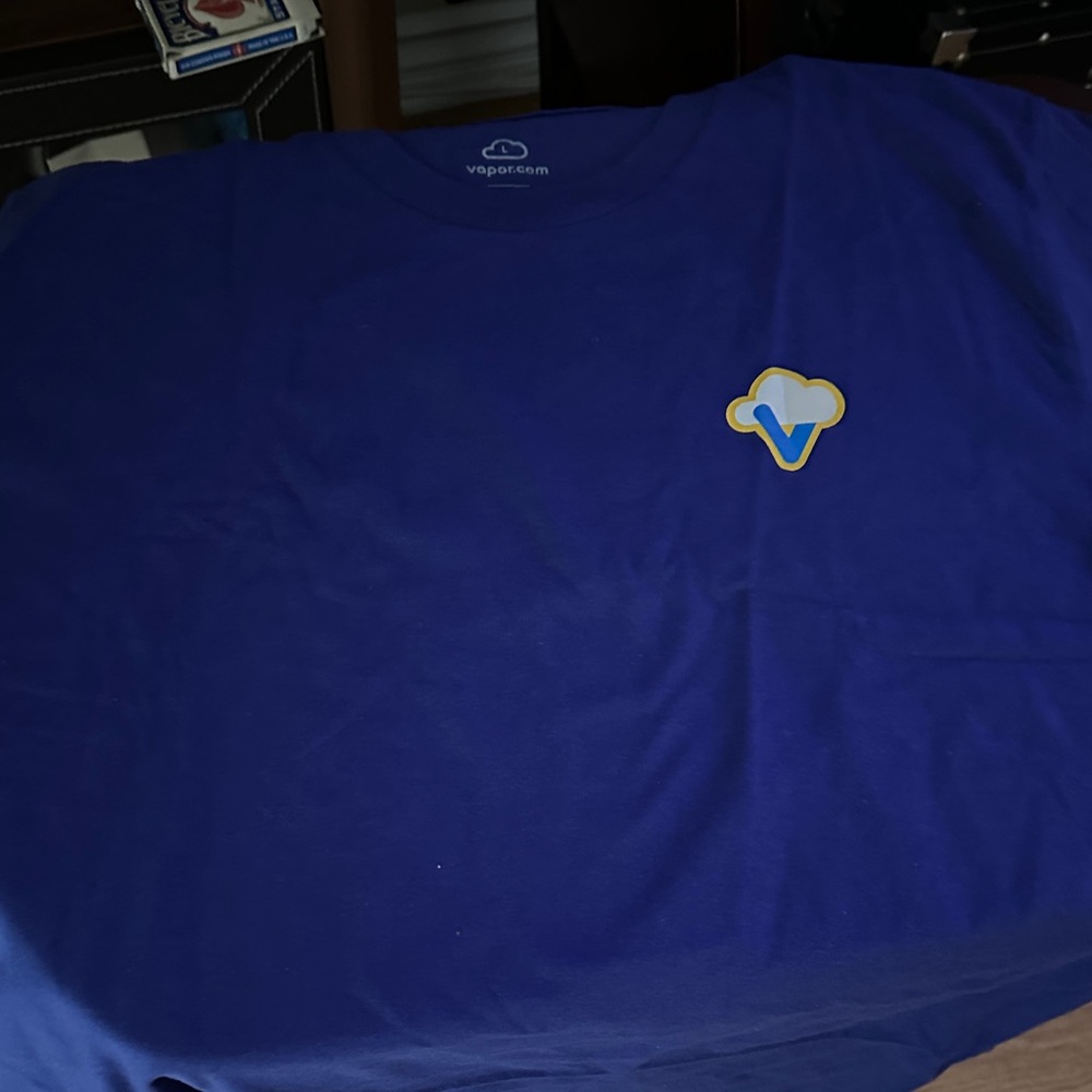 Blue T-Shirt with Cloud Logo
